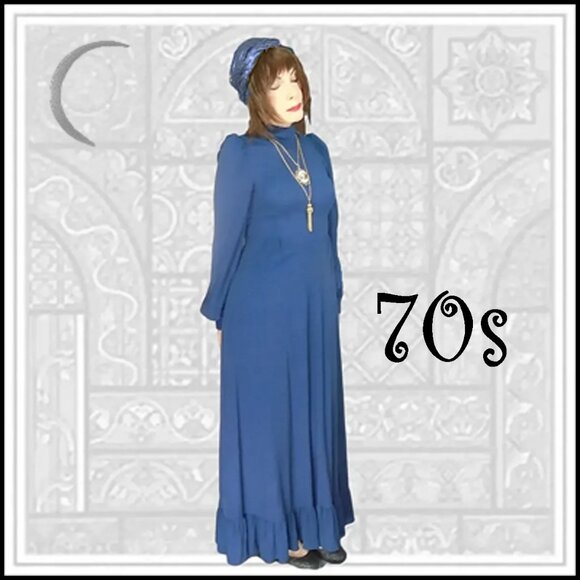 Vintage Dresses & Skirts - Vintage Renaissance Faire Gown Juliet Style, Woodland Goth Ren Fair VFG